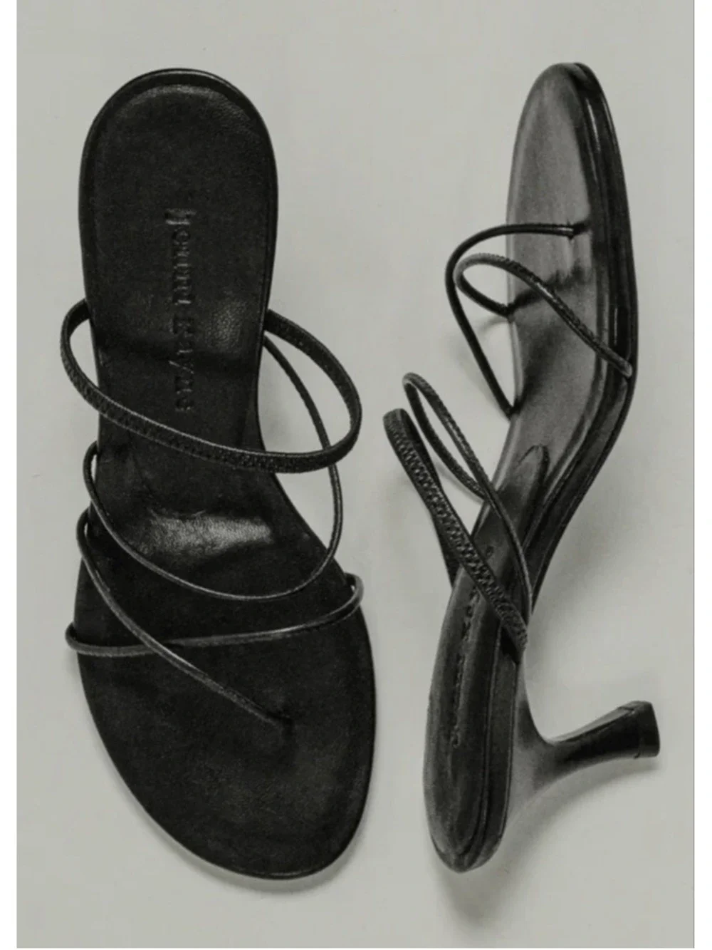 New Jenni Kayne Black Eve Heeled Strappy Sandals 39/9 $425